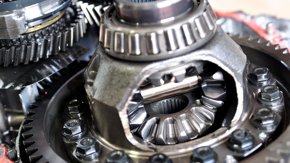 Differential from car gear box.