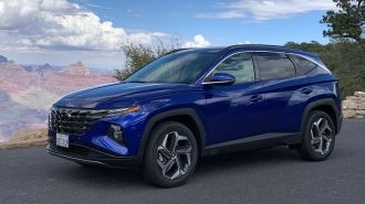 2024 Hyundai Tucson at the Grand Canyon.