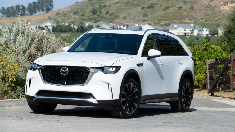2024 Mazda CX-90 PHEV in Rhodium White