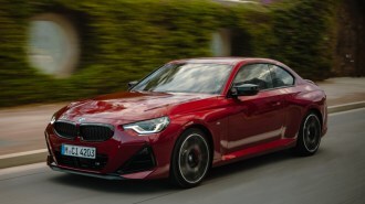 The 2025 BMW 2 Series seen from a front quarter angle