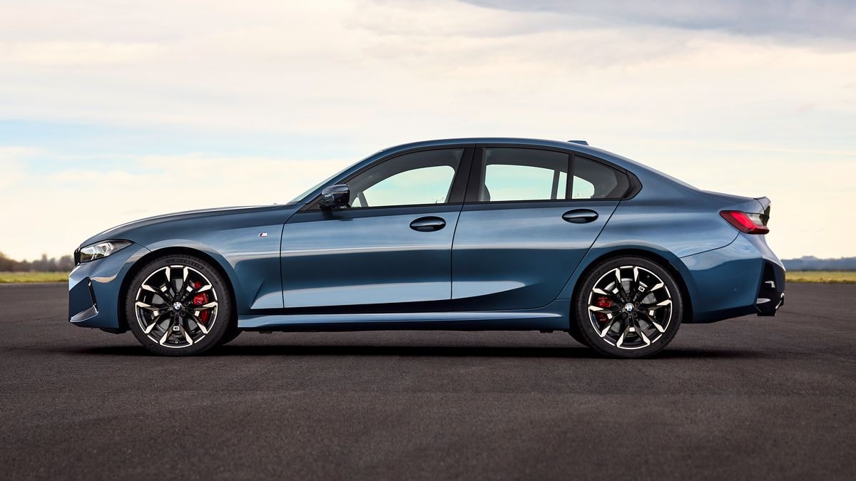 2025 BMW 3 Series parked on the tarmac.