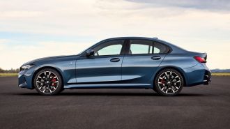 2025 BMW 3 Series parked on the tarmac.
