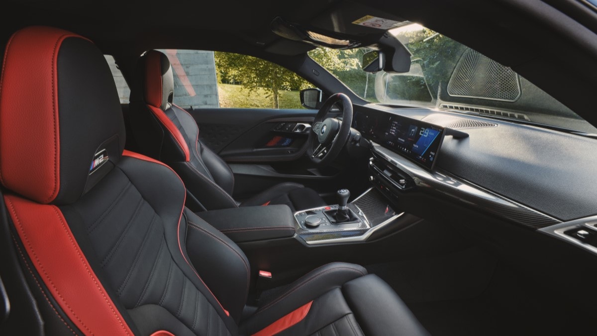 The interior of the 2025 BMW M2