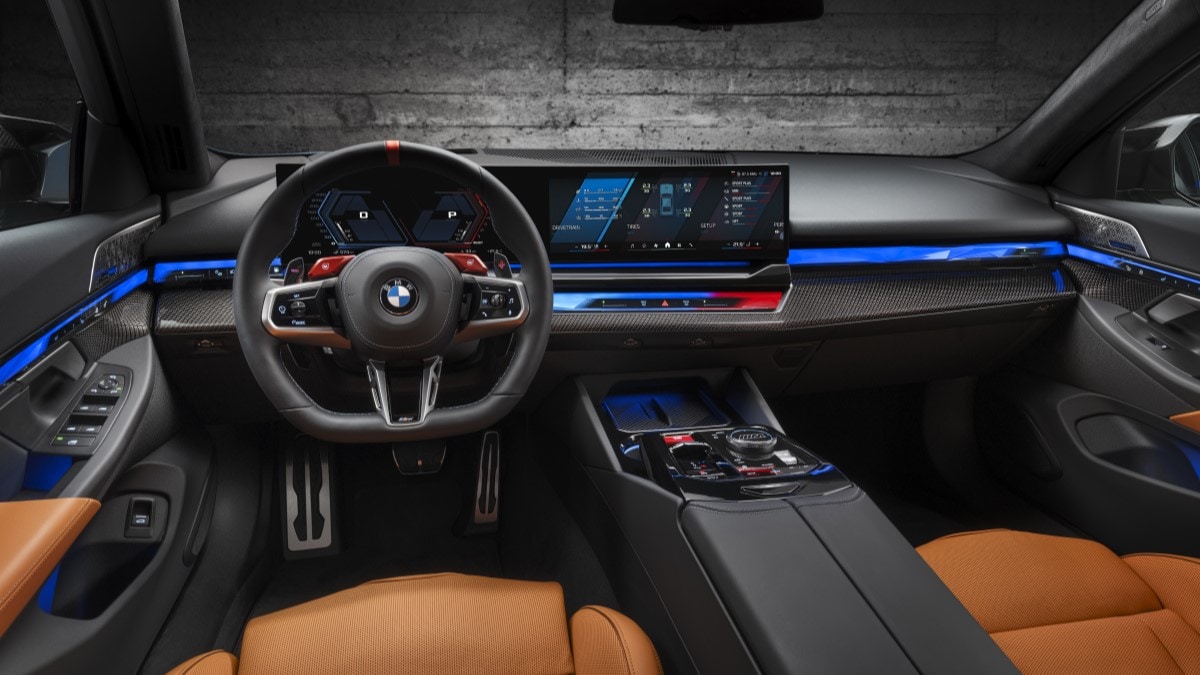 The interior of the 2025 BMW M5