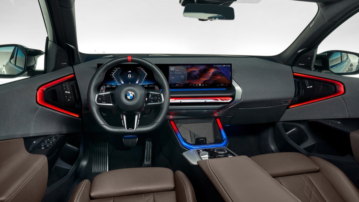 The interior of the 2025 BMW X3