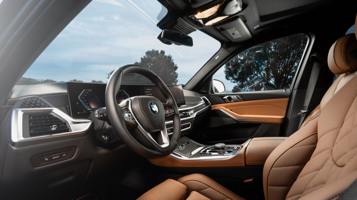 The interior of the 2025 BMW 5 Silver Anniversary Edition s