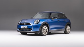 The 2025 Mini Cooper 5-door seen from a front quarter angle