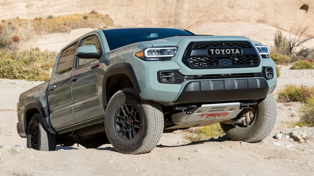 2021 Toyota Tacoma skid plate.