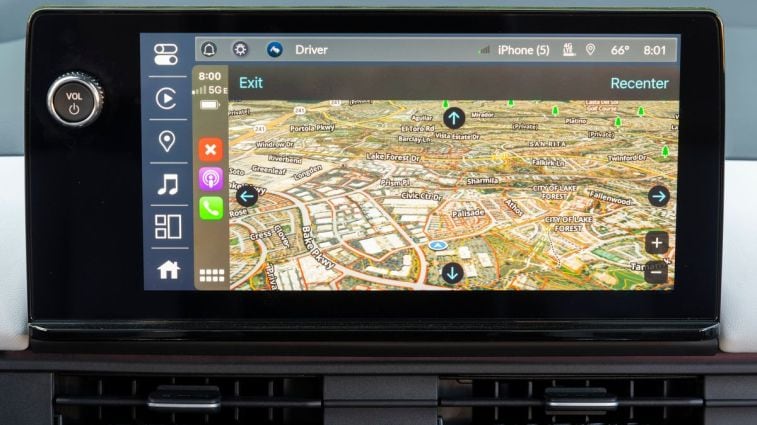 2024 Honda Prologue navigation screen.