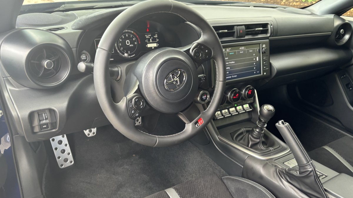 The interior of the 2024 Toyota GR86