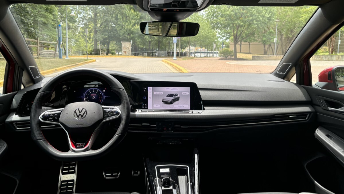 The interior of the 2024 Volkswagen Golf GTI