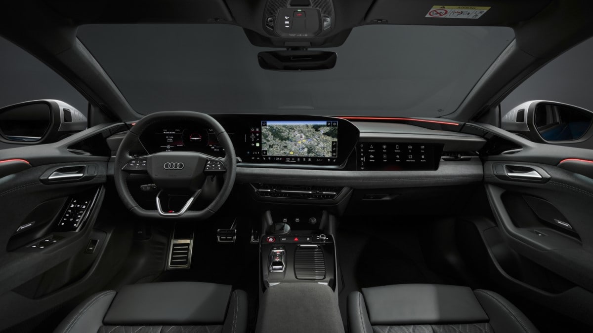 The interior of the 2025 Audi A6 e-tron