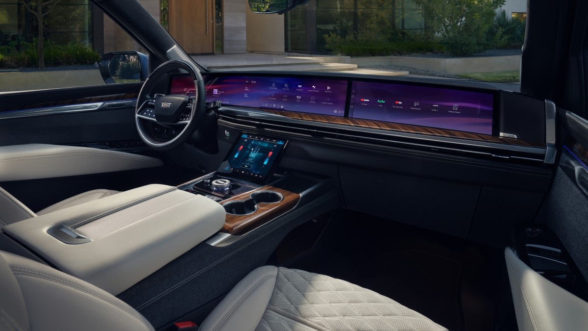 The interior of the 2025 Cadillac Escalade