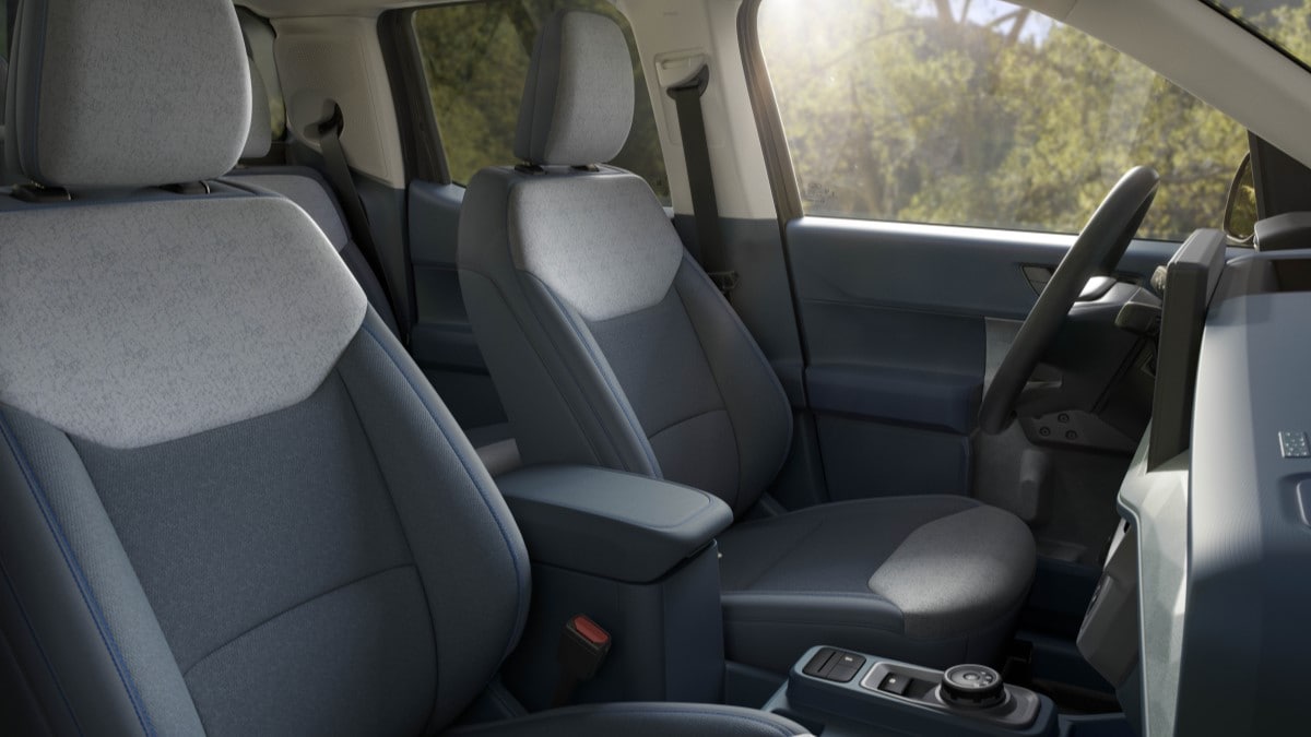 The front seats of the 2025 Ford Maverick