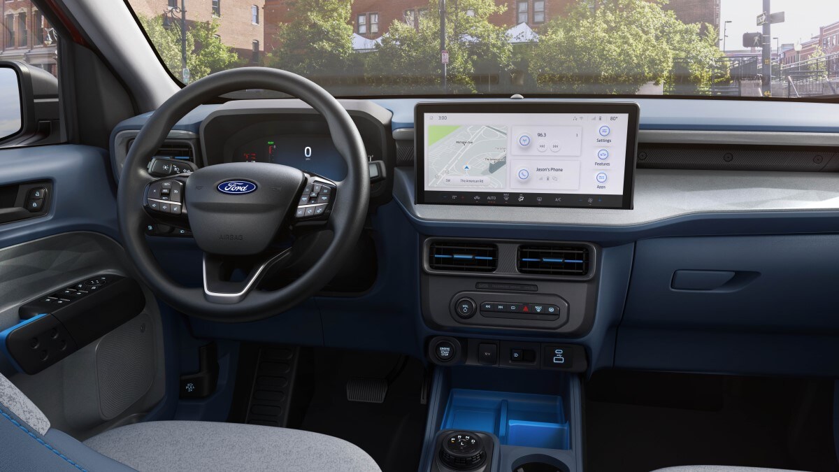 The interior of the 2025 Ford Maverick