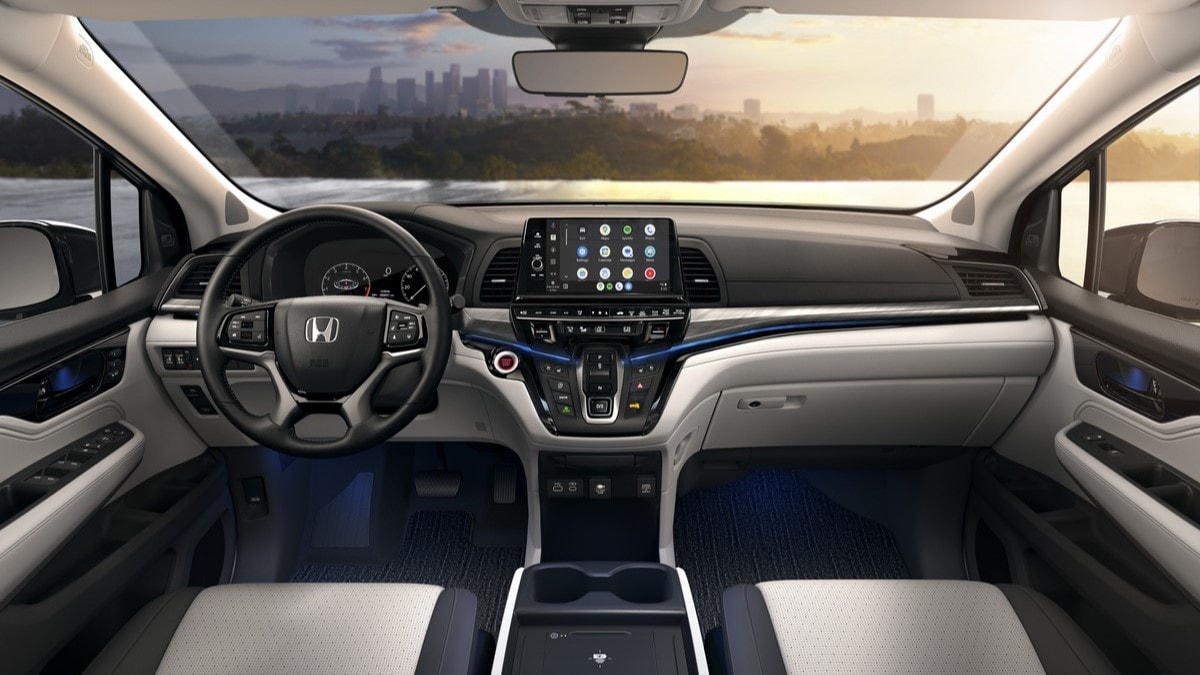 The interior of the 2025 Honda Odyssey