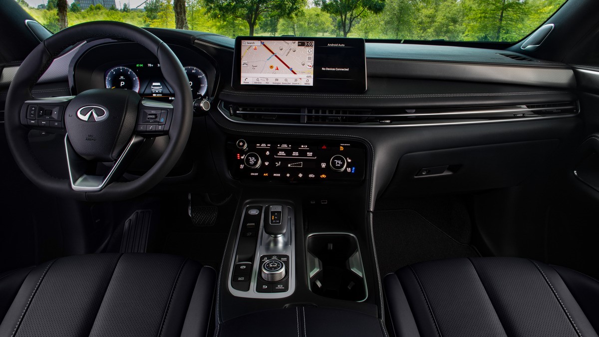 The interior of the 2025 Infiniti QX60