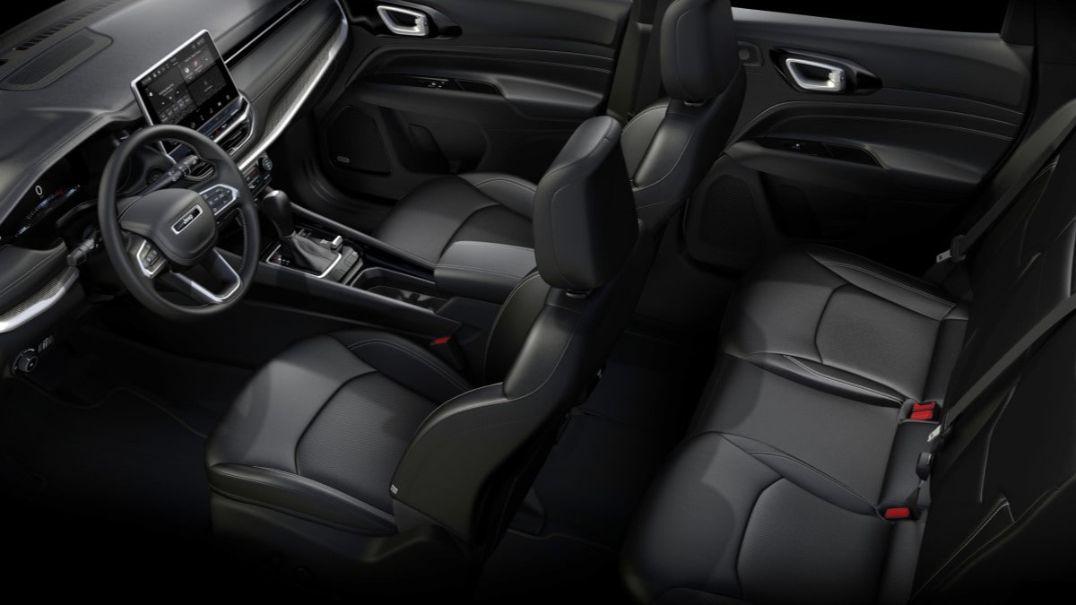 The interior of the 2025 Jeep Compass