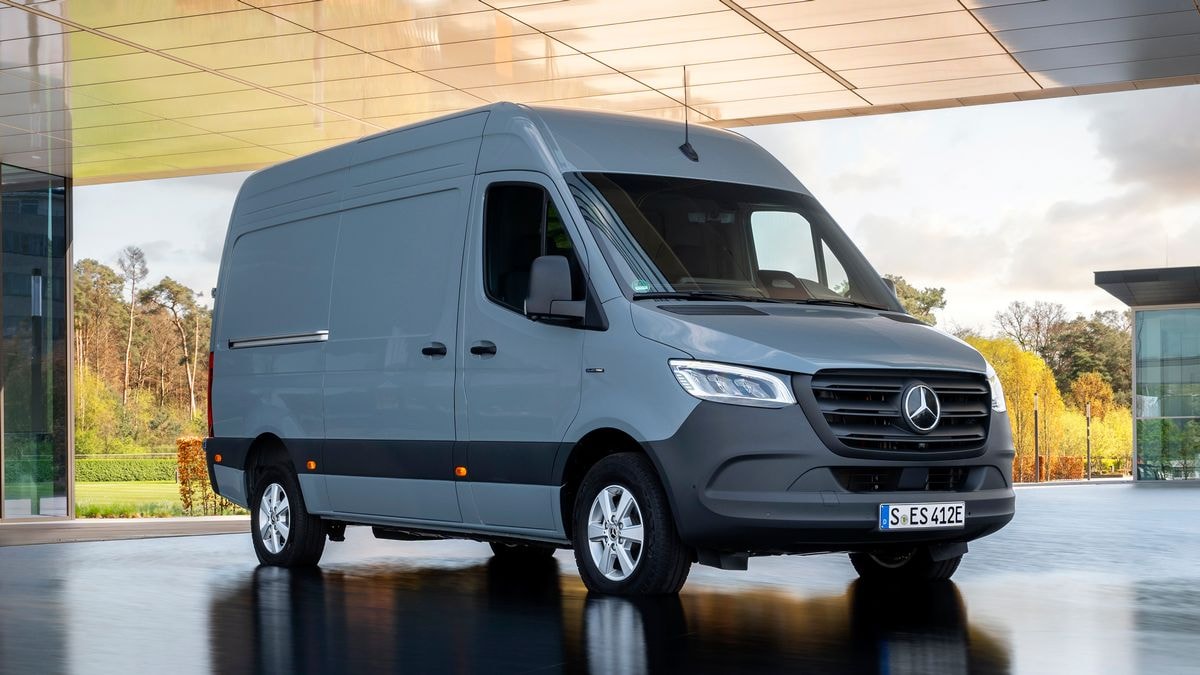 2025 Mercedes-Benz eSprinter cargo van.
