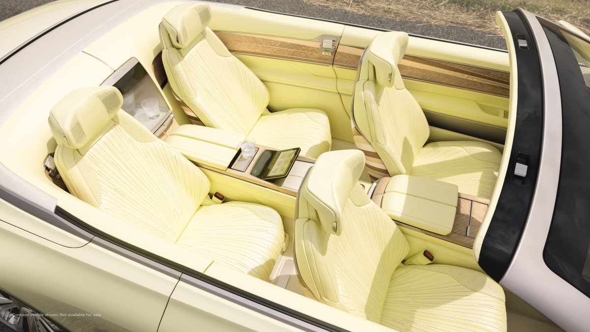 The seats of the Cadillac Sollei Concept