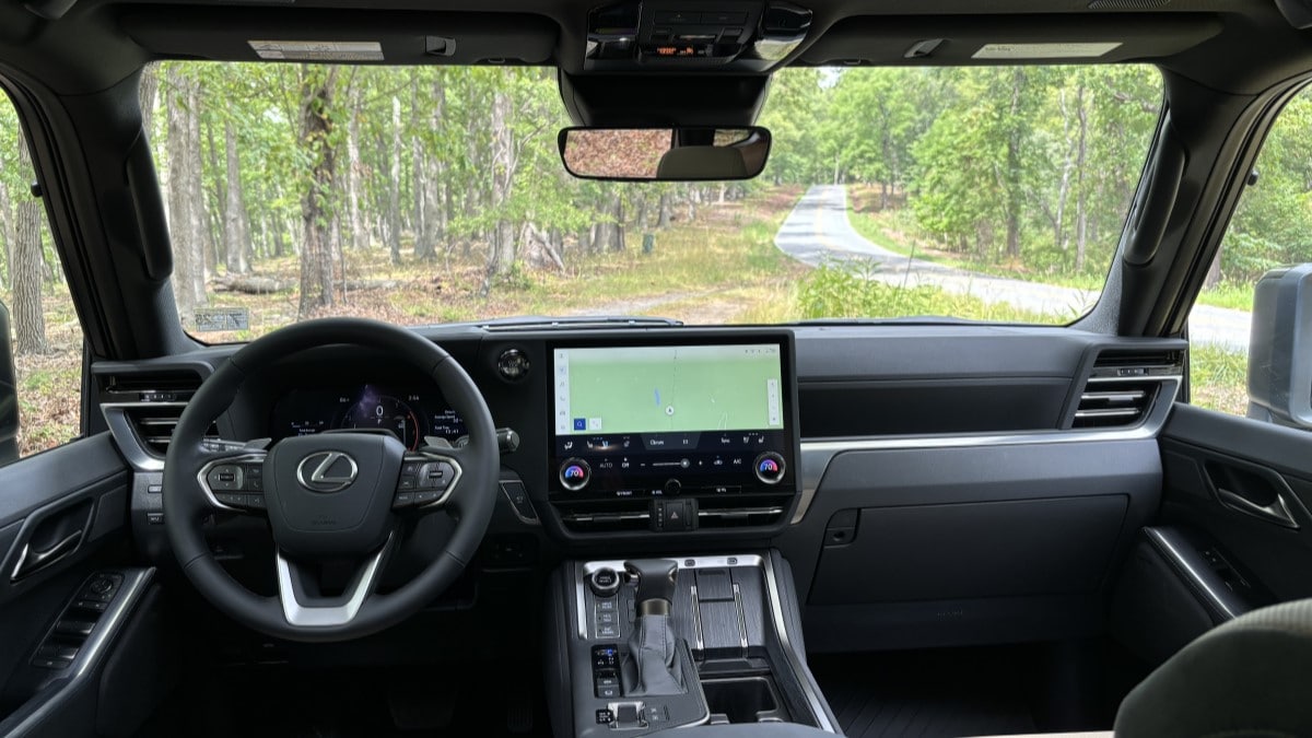 The interior of the 2024 Lexus GX 550 Overtrail+