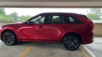 The 2024 Mazda CX-70 seen in profile