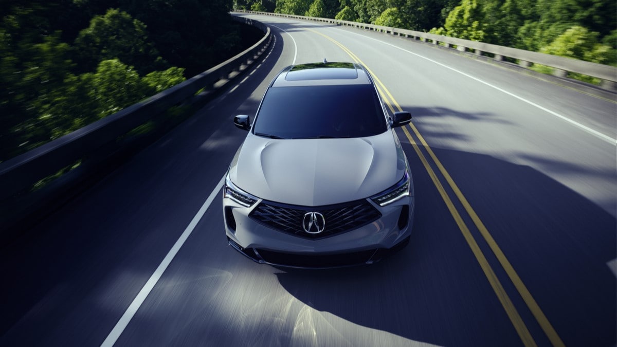 The 2025 Acura RDX seen from overhead