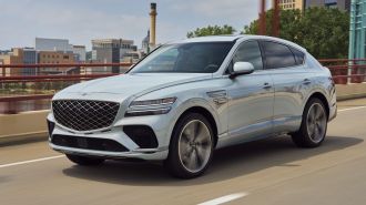 Front view of the 2025 Genesis GV80 Coupe