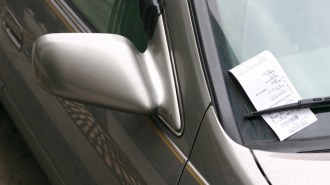 A parking ticket