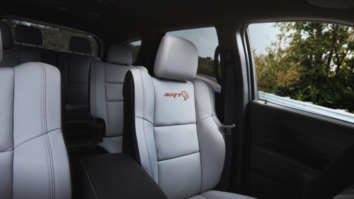 The seats of the 2025 Dodge Durango Hellcat Hammerhead