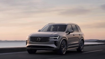 The 2025 Volvo XC90 seen from a front quarter angle
