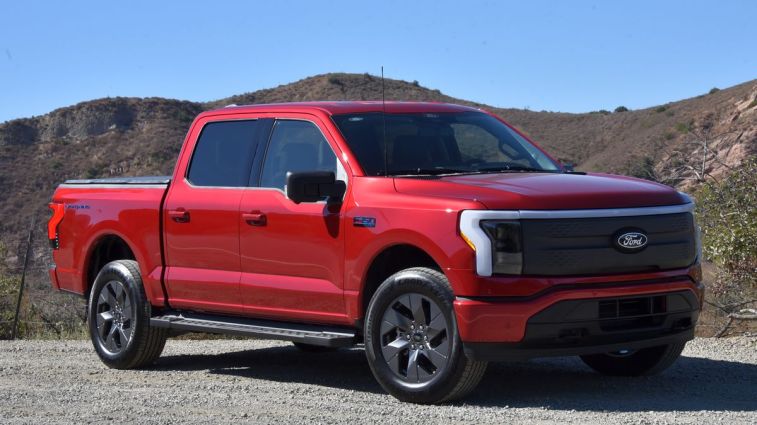 2024 Ford F-150 Lightning in Rapid Red Metallic
