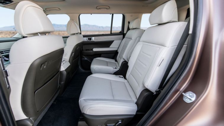 2024 Hyundai Santa Fe Calligraphy second row seating.