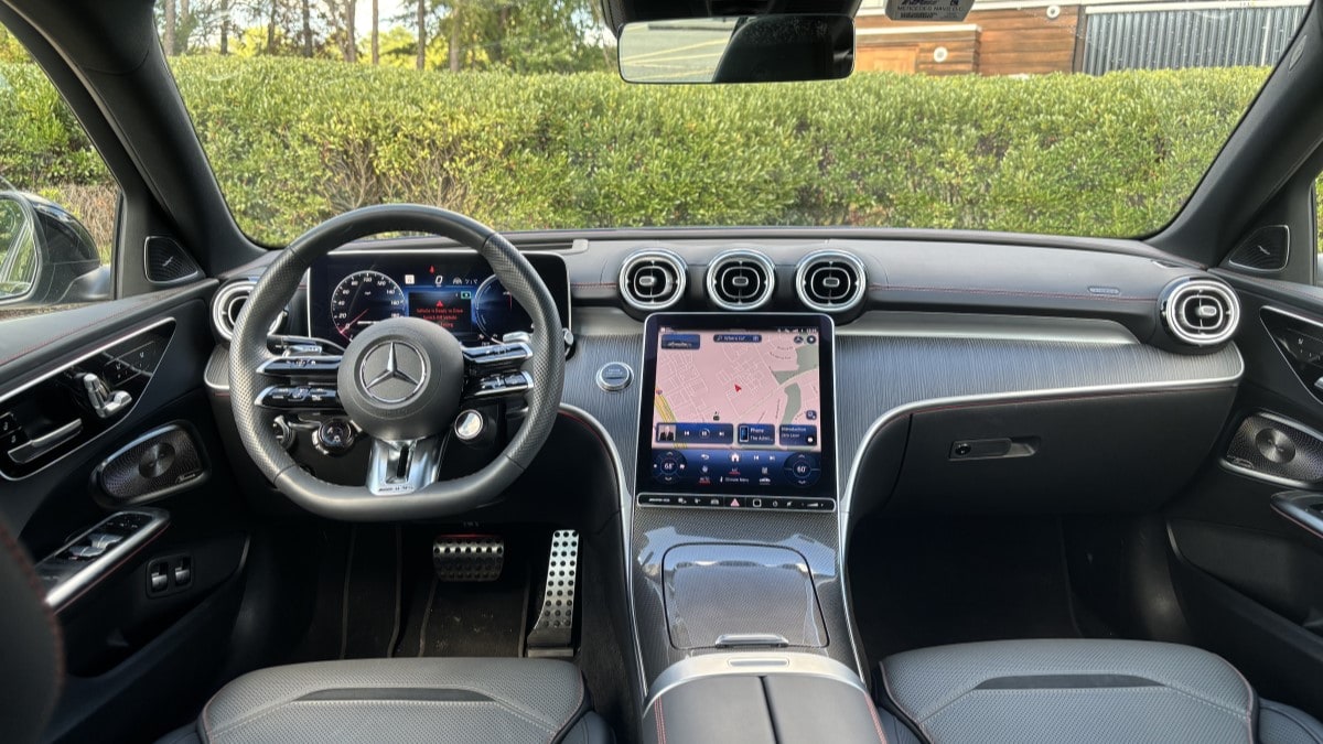 The interior of the 2024 Mercedes-AMG S E Performance sedan