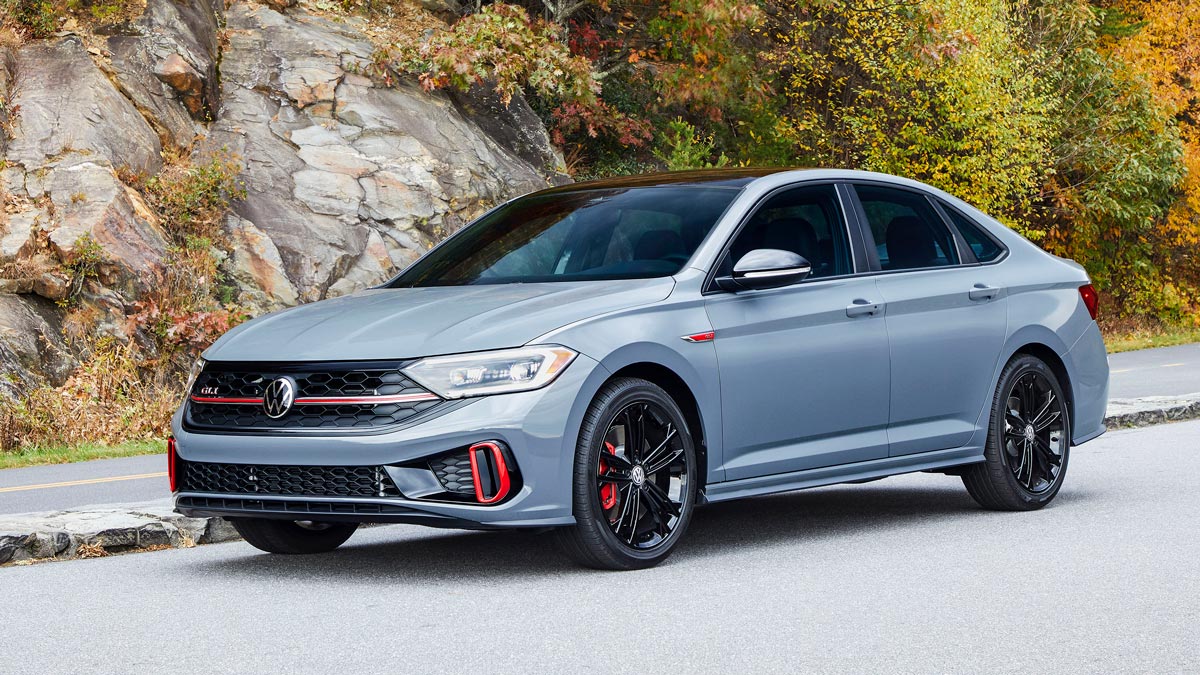 2024 Volkswagen Jetta parked outside.