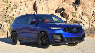 2025 Acura MDX A-Spec in Apex Blue Pearl