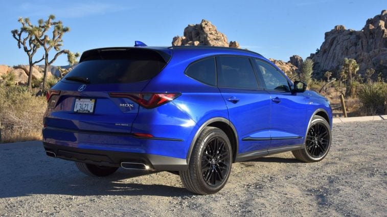 2025 Acura MDX A-Spec in Apex Blue Pearl