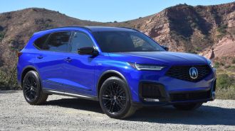2025 Acura MDX A-Spec in Apex Blue Pearl