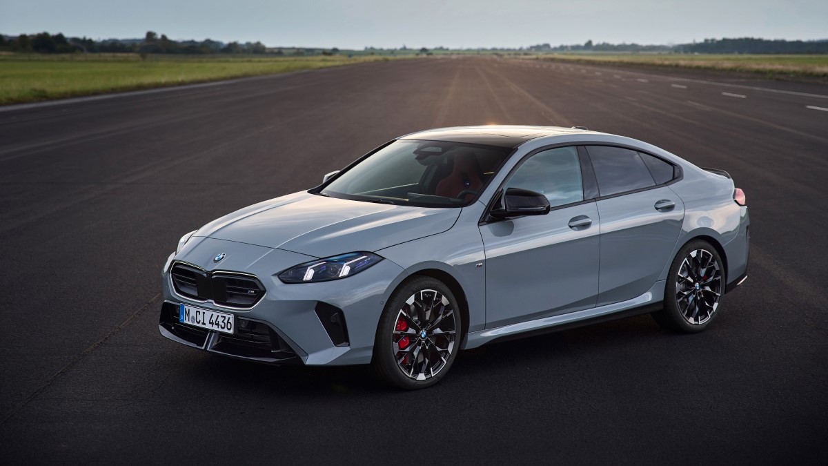 The 2025 BMW 2 Series Gran Coupe seen from a front quarter angle
