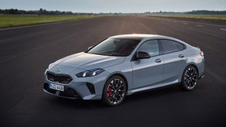 The 2025 BMW 2 Series Gran Coupe seen from a front quarter angle