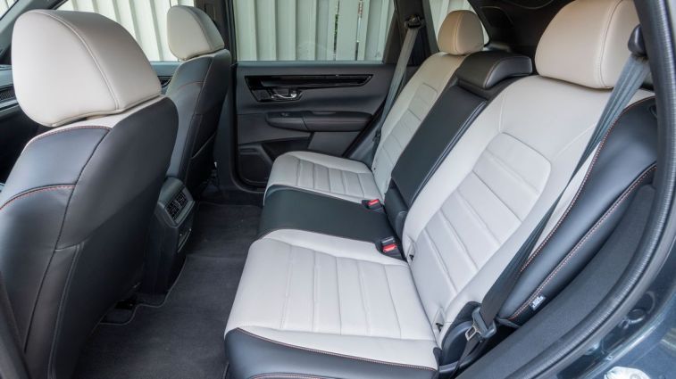 2025 Honda CR-V Hybrid rear seats.