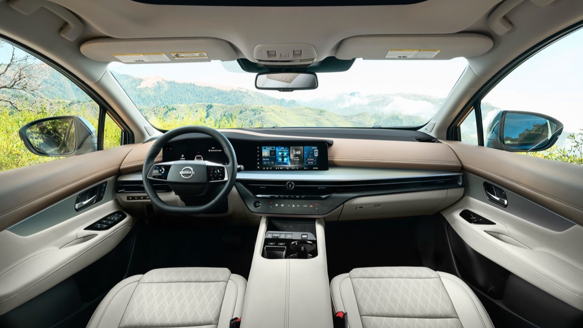 The dashboard of the 2025 Nissan Murano