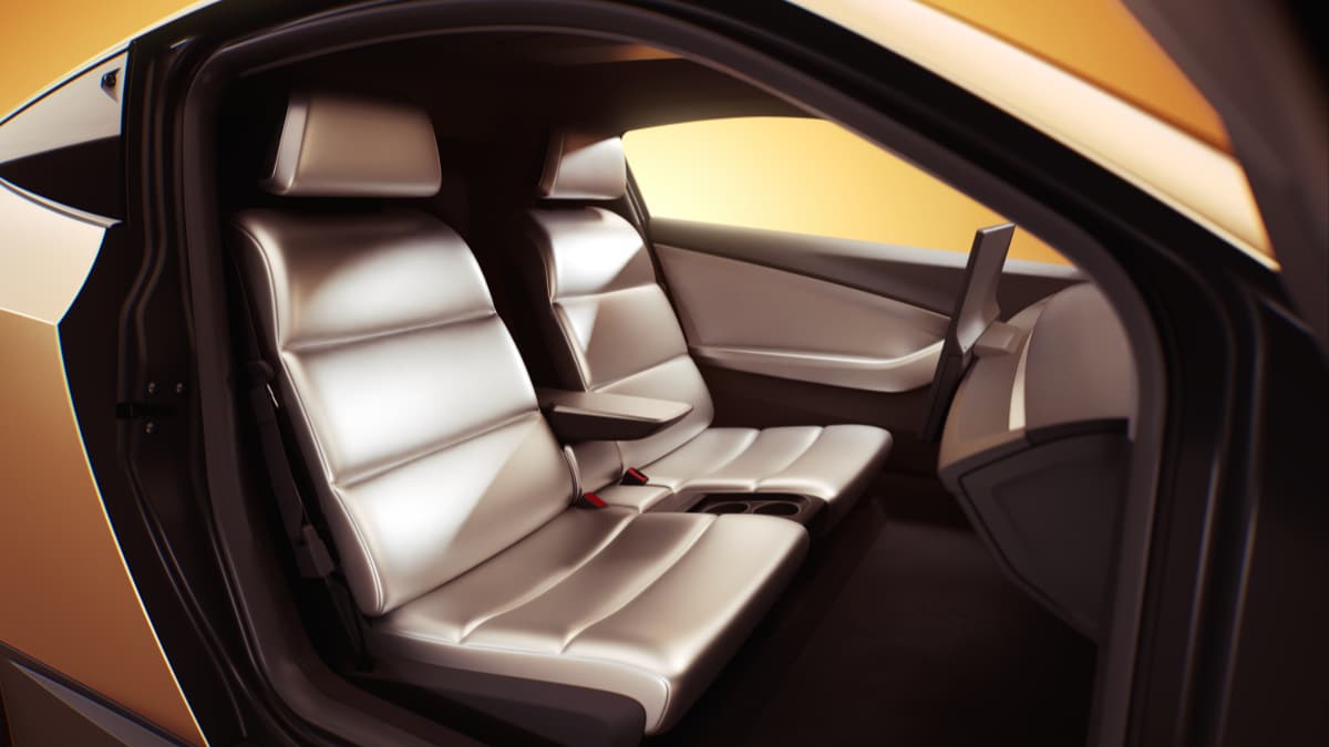 The seats of the Tesla Robotaxi