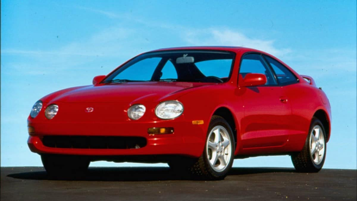 The 1994 Toyota Celica seen from a front quarter angle