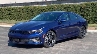 2025 Kia K5 EX in Yacht Blue