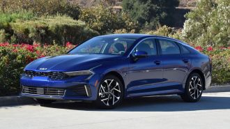 2025 Kia K5 EX in Yacht Blue