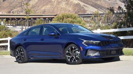 2025 Kia K5 EX in Yacht Blue