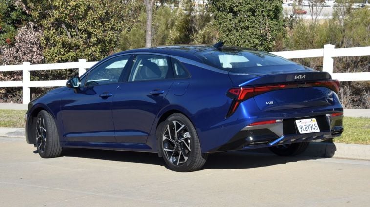 2025 Kia K5 EX in Yacht Blue
