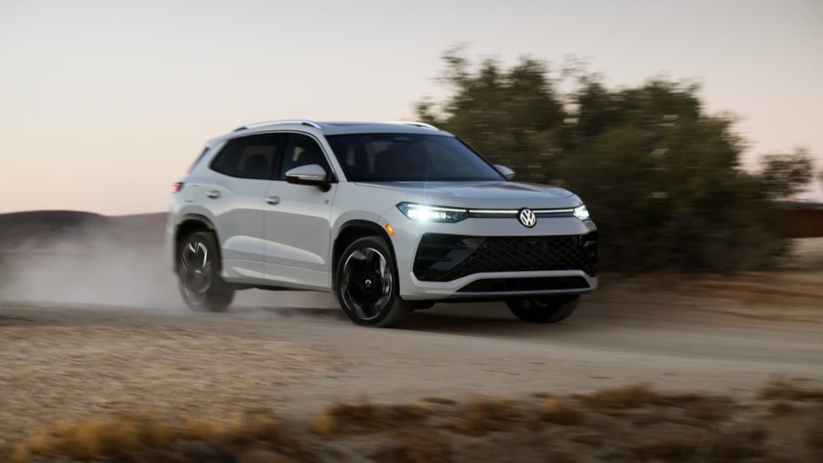 The 2025 Volkswagen Tiguan seen from a front quarter angle