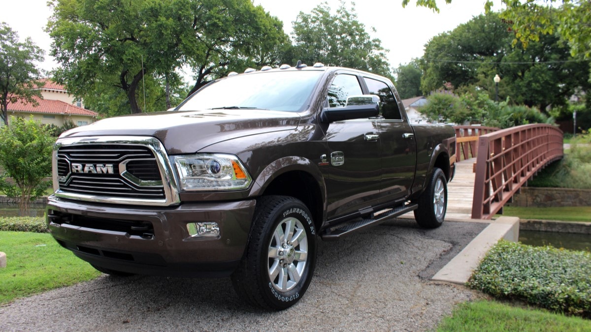 The 2018 Ram 2500 seen from a front quarter angle